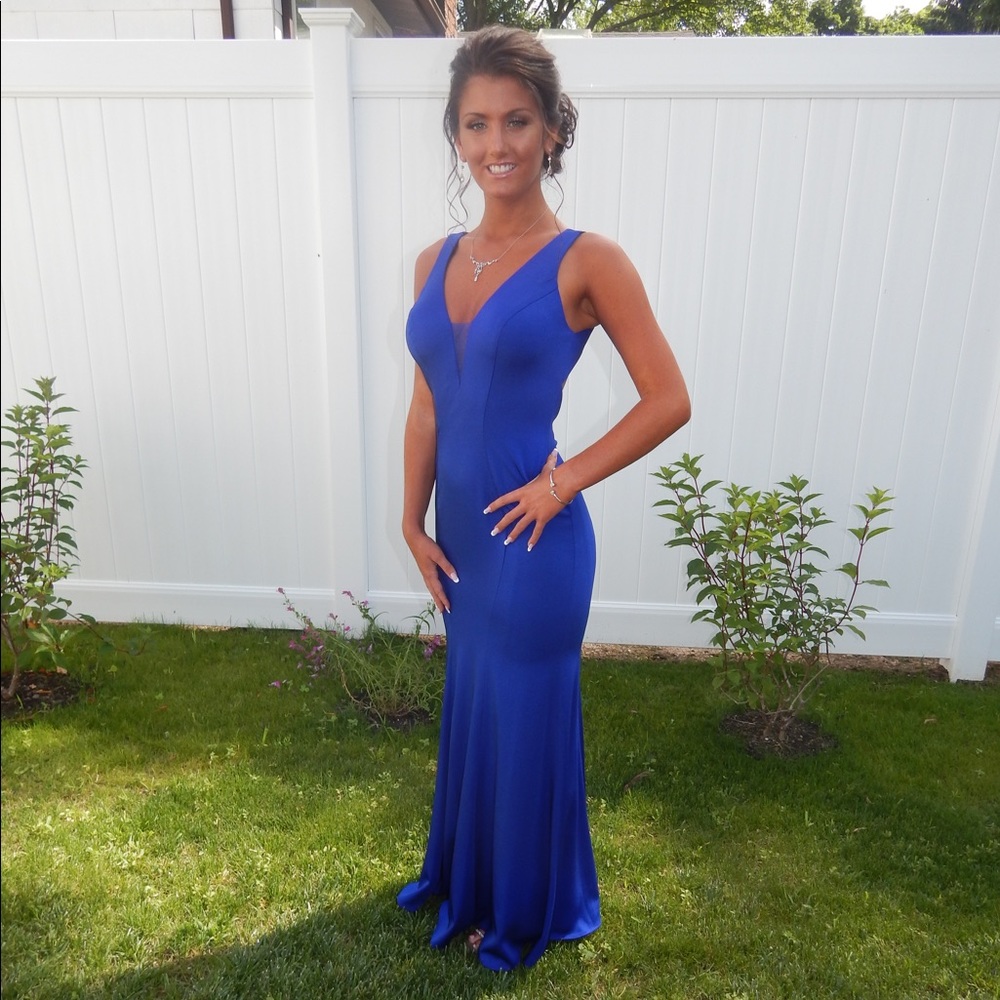 Size 4 Jovani Prom Dress Royal Blue